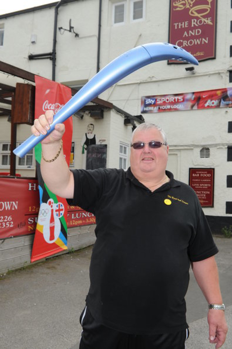 Main image for Landlord thrilled to touch torch