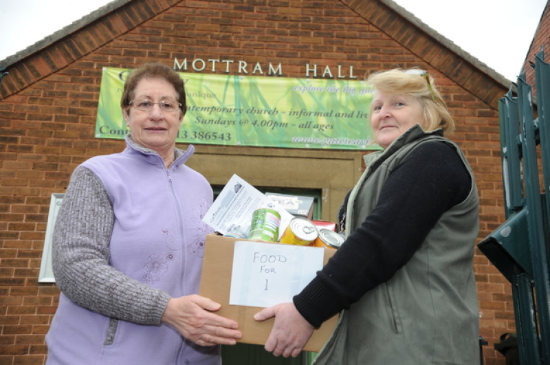 Main image for Foodbank sees busiest day ever
