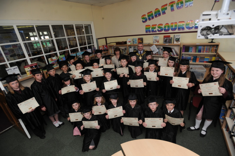 Main image for Gowns are out for primary graduation