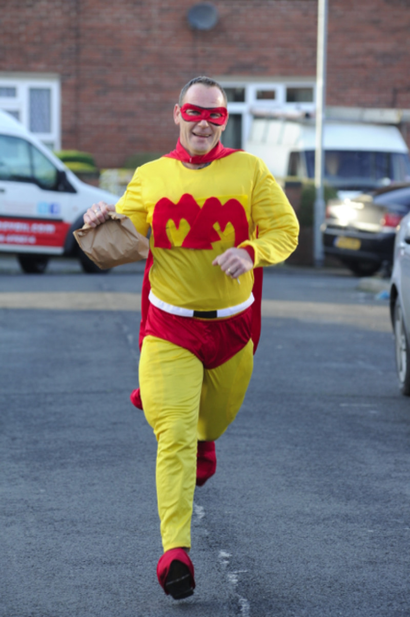 Main image for Fast food superhero put up for award