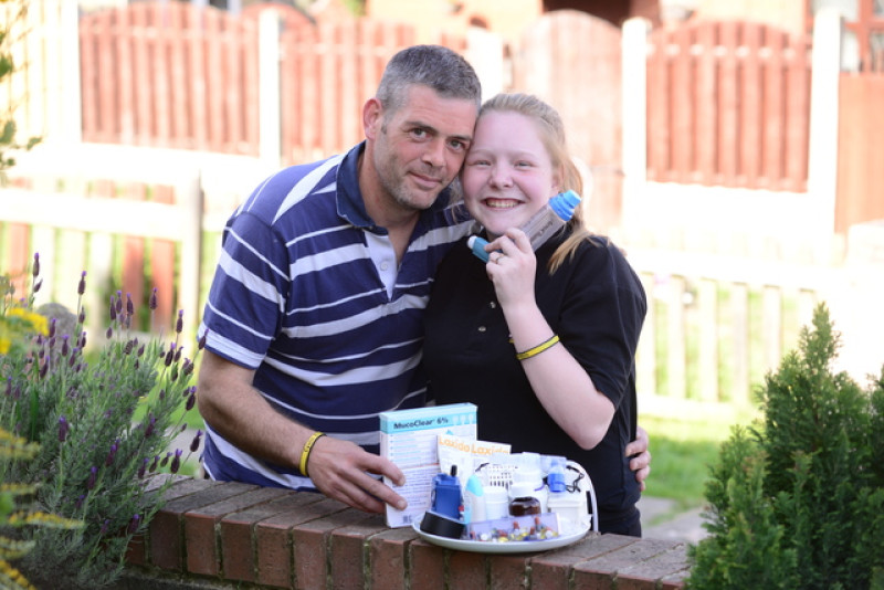 Main image for Dad boxing clever to raise cash for daughter