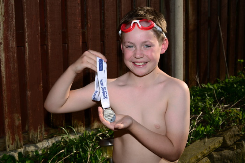 Main image for Hayden completes charity challenge