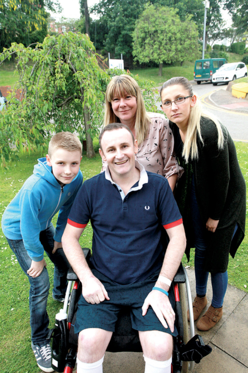 Main image for Biker paralysed in horror smash