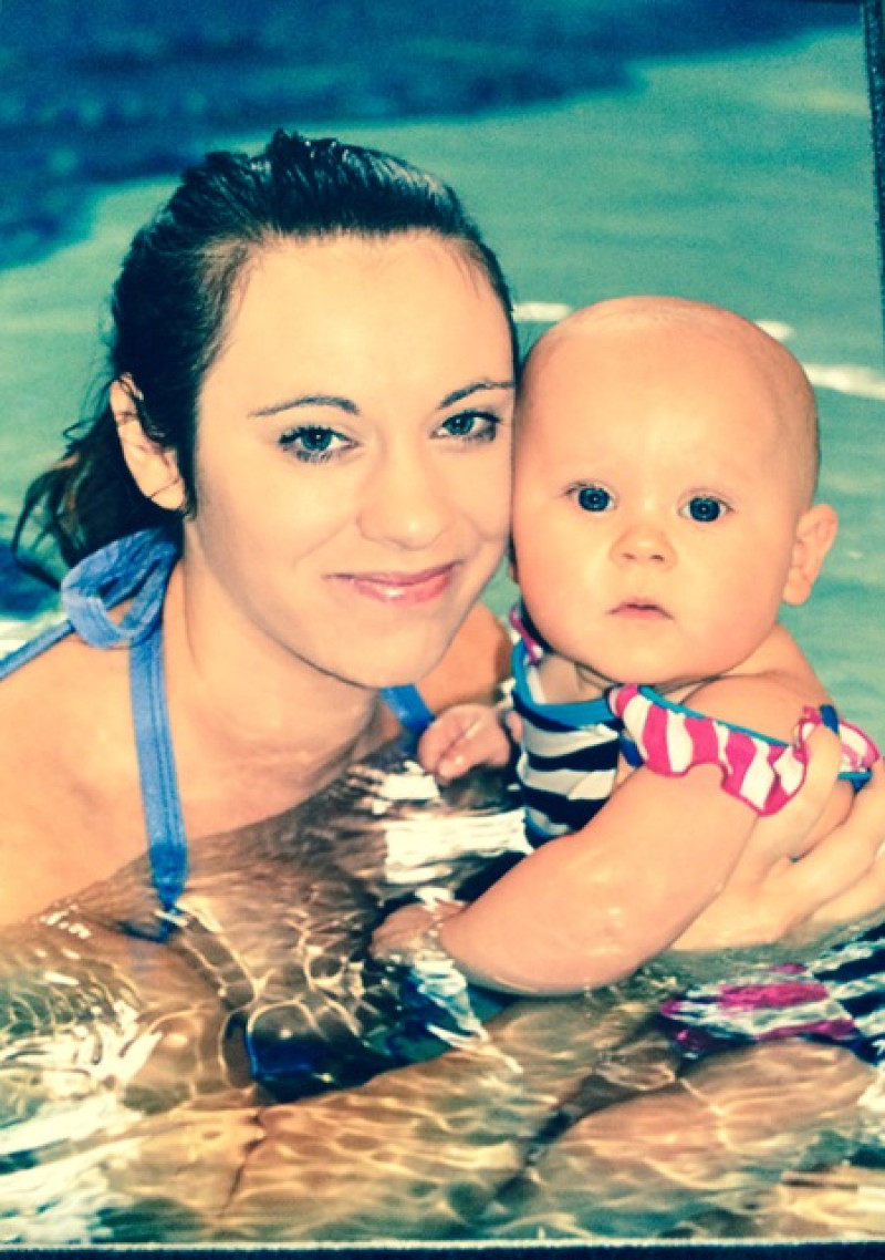 Main image for Waterbaby Isabella causes a big splash