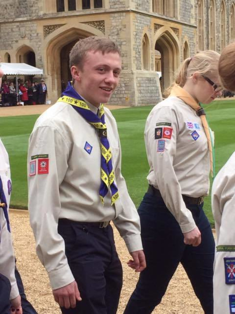 Main image for Scout honoured by Queen and Bear