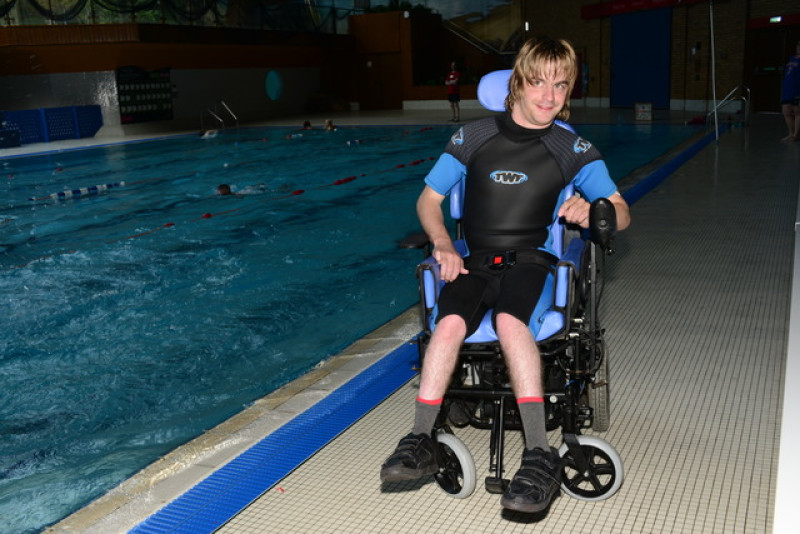 Main image for Steven plans sponsored swim for charity