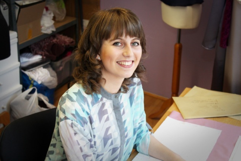 Main image for Fashion designer finalist in prestigious competition