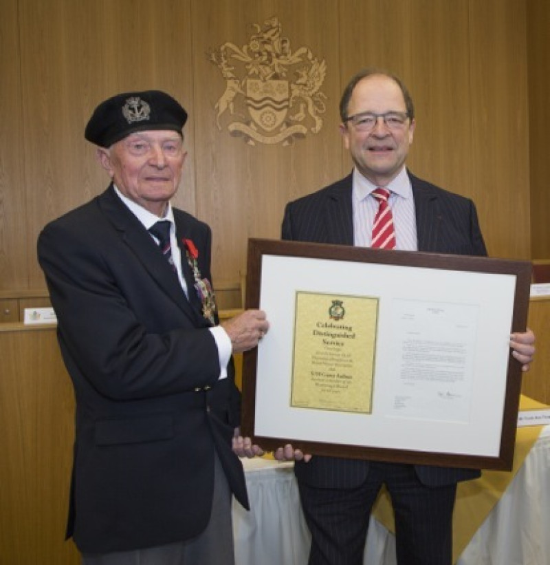 Main image for Swinton veteran receives military honour