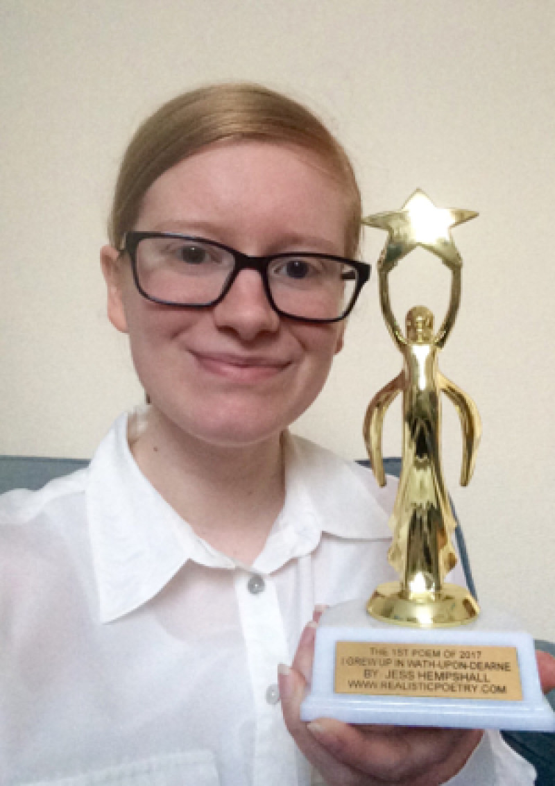 Main image for Local woman scoops international poetry award