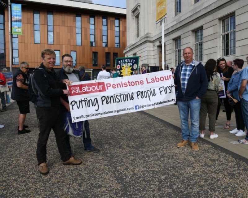 Main image for School dinners axe row results in protest