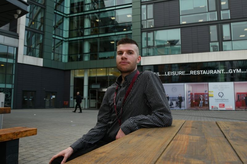 Main image for Aaron overcoming anxiety as he lands job