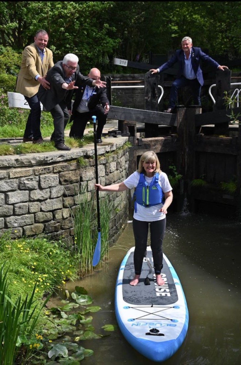 Main image for Ian McMillan helps launch Yorkshire-themed garden