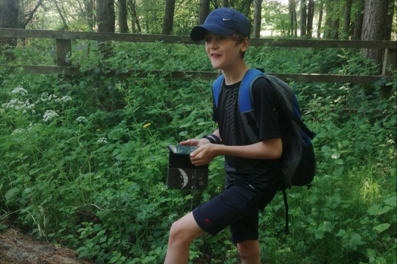 Main image for Youngster puts best foot forward for NHS
