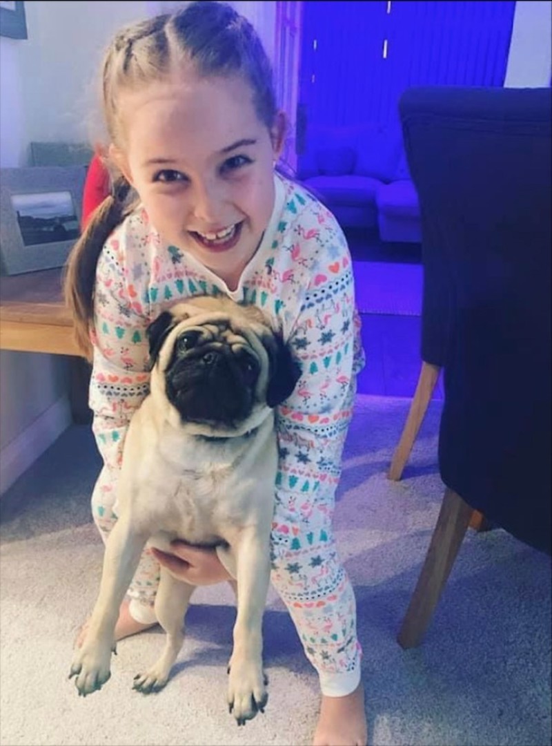 Main image for Youngster joins beloved dog on fundraising walk