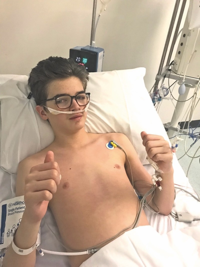 Main image for Teen fights off coronavirus