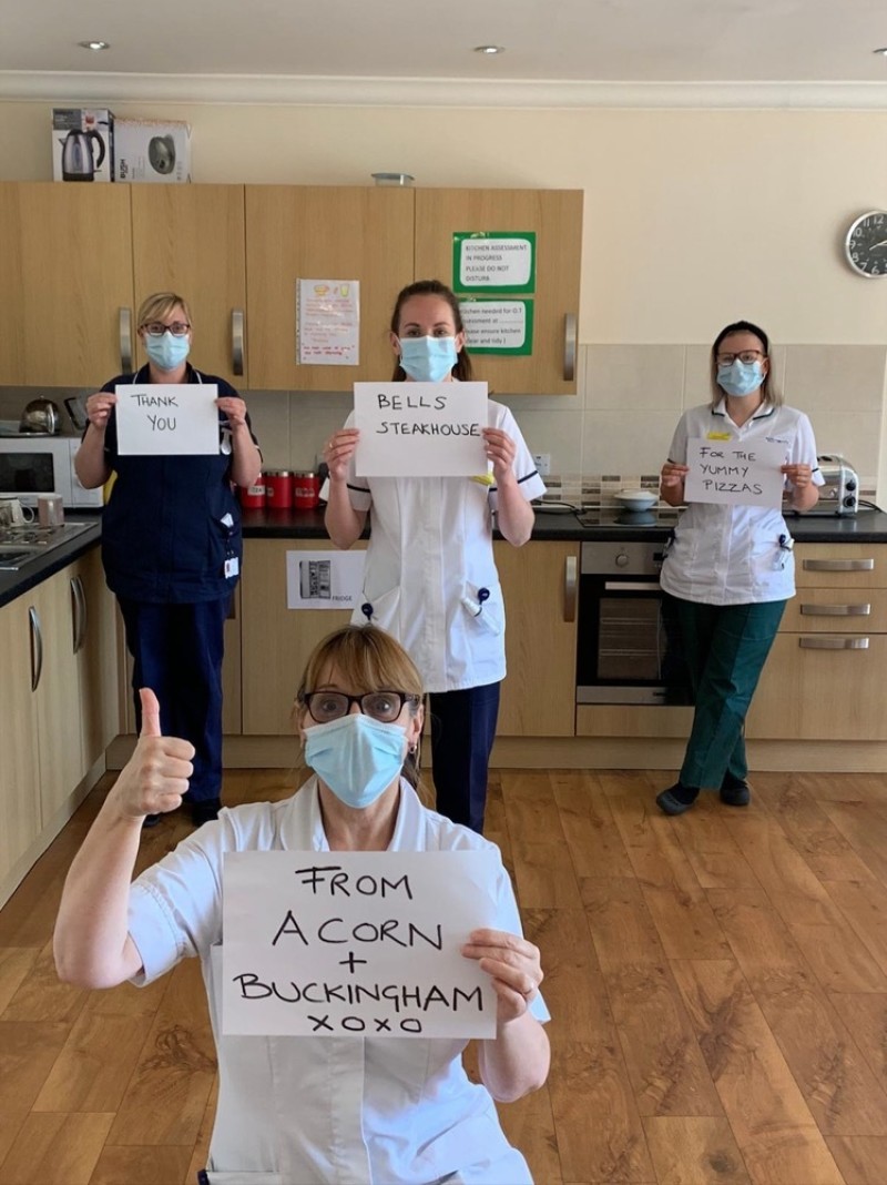 Main image for Steakhouse turns into pizzeria to feed care home staff