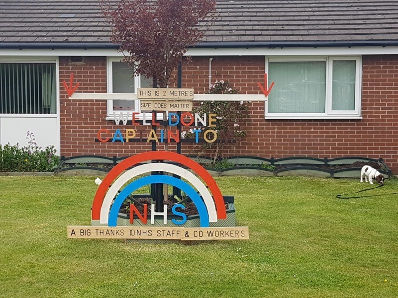 Main image for NHS-inspired sculpture created by pensioner