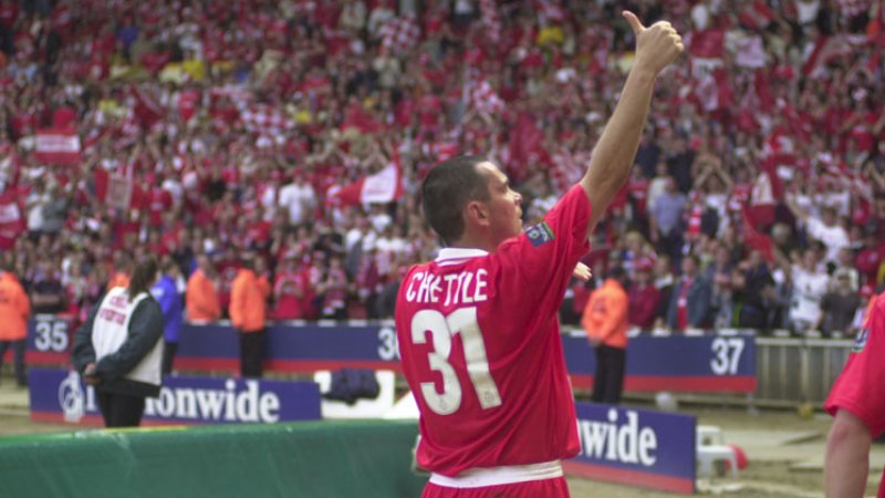 Main image for Chettle went from reserves to Wembley