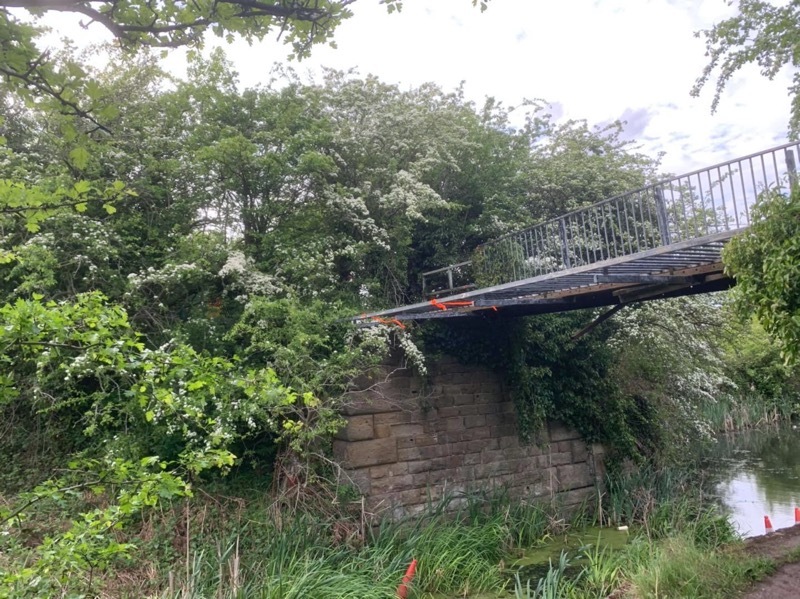 Main image for Vandalism leads to bridge’s closure...