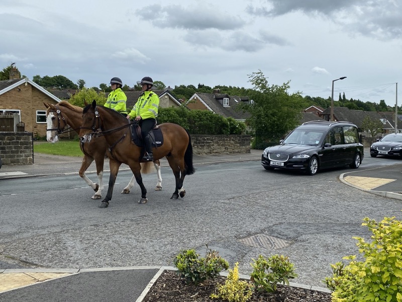 Main image for Police escort for popular woman’s funeral