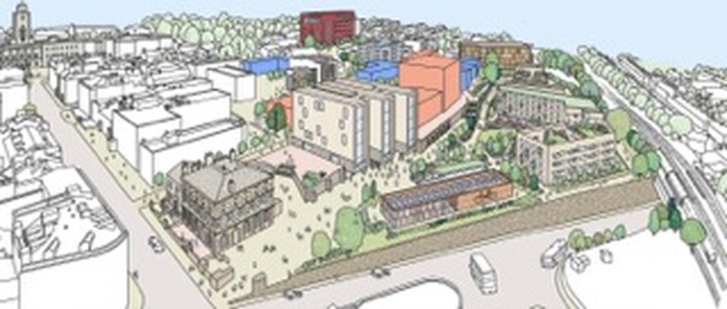 AMBITIOUS PLAN: An artist’s impression of County Way’s future look.