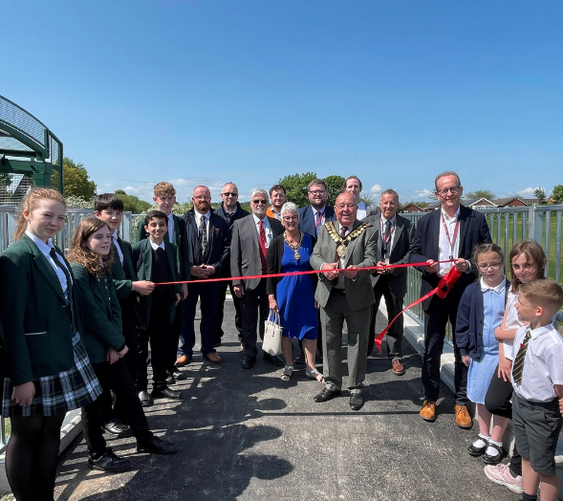OFFICIAL: The bridge opened on Monday.