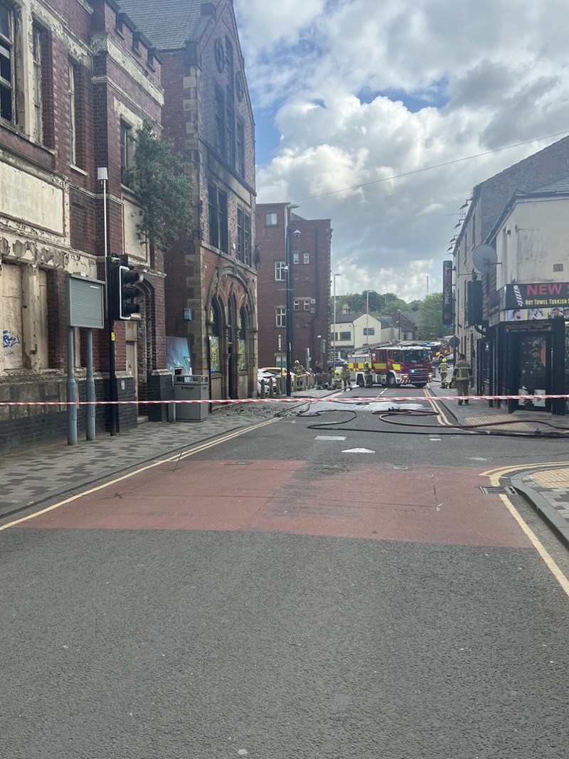 Main image for Firefighters on scene following reported blaze at bar