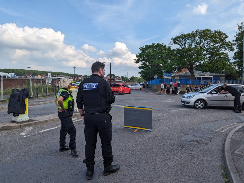 The scene at Grimethorpe yesterday, Picture: Finn Smith