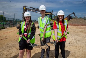 GROUND BREAKING: The new youth zone is now on schedule to be completed by September 2025. Picture Shaun colborn PD093150