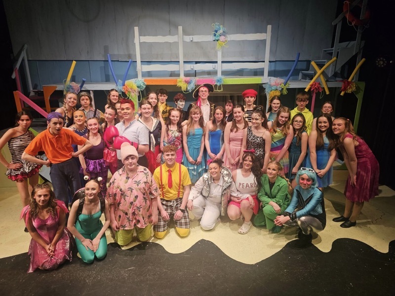 Take 2 Performing Arts Academy Senior Section at the performance of Spongebob The Musical in March.