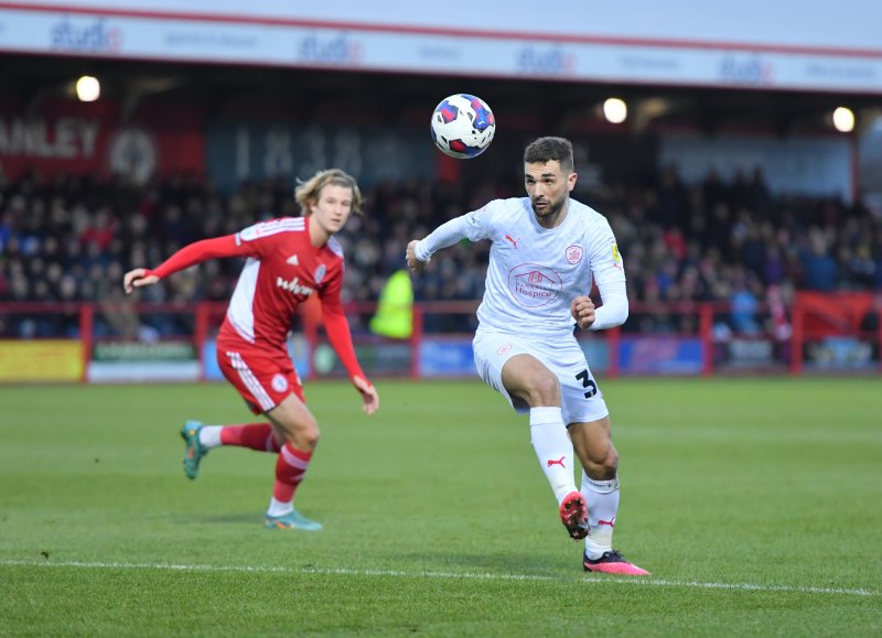 Adam Phillips at Accrington in 2022