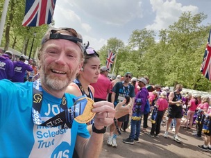 RUNNING MAD: Joe Worthington.