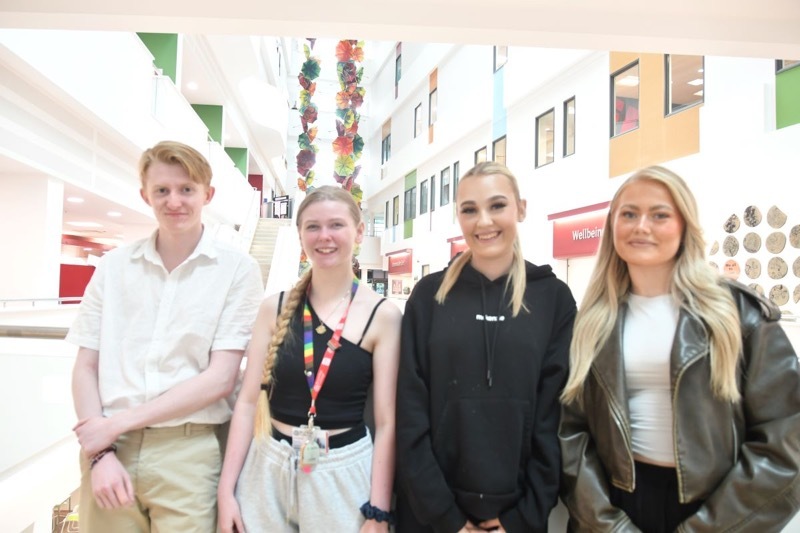 SUCCESS: Madison Couldwell, Lucia Harrison, Tom Hughes and Kaydie Knapton.