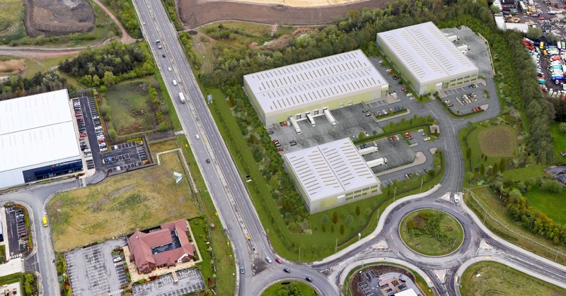 Main image for Construction work underway on latest industrial units