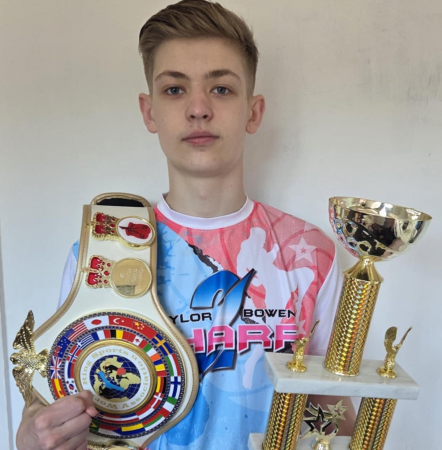 Main image for Teen Taylor wins world title in kickboxing