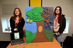 SAVING THE WORLD: Students at the college have been learning about climate change.
