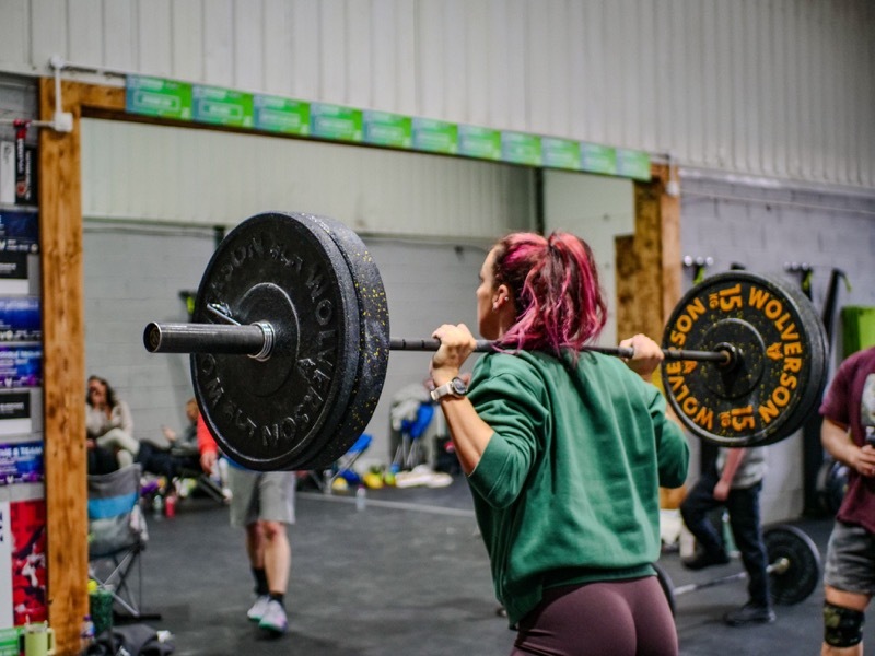 HARD WORK: Dozens of people took part in the fundraiser.