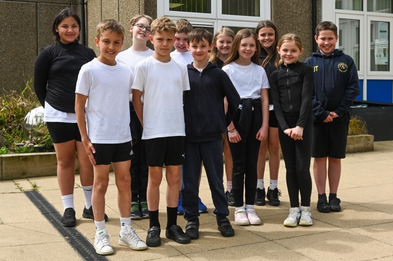 YOUNG CHAMPIONS: Pupils from Gawber Primary School.