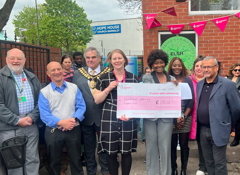 SMILES ALL ROUND: ELSH received the funding on Friday.