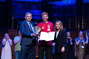 WINNERS: Musical director Luke Mather.