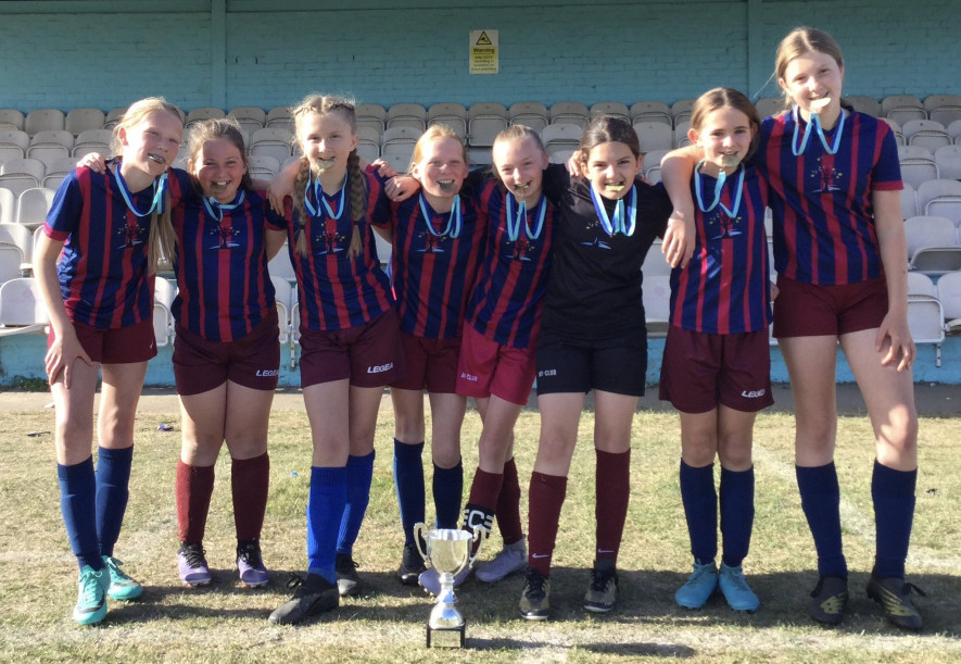 Main image for Carrfield and Brampton Ellis win girls’ Dearne trophies