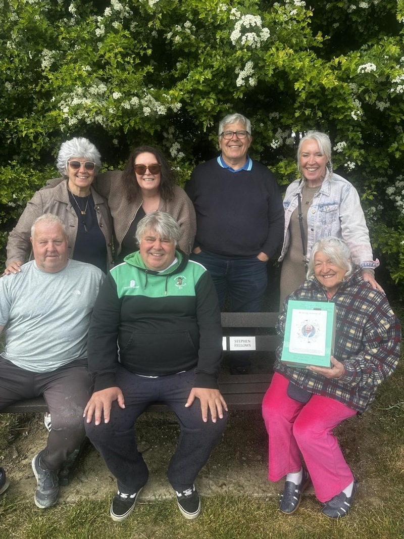 IN MEMORY: The family of Steve Fellows.