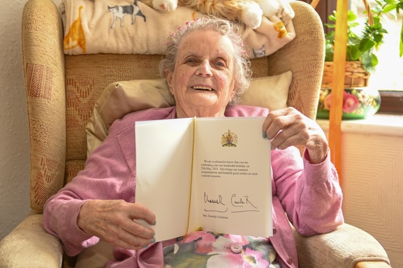 CELEBRATION: Dorothy Foulstone.