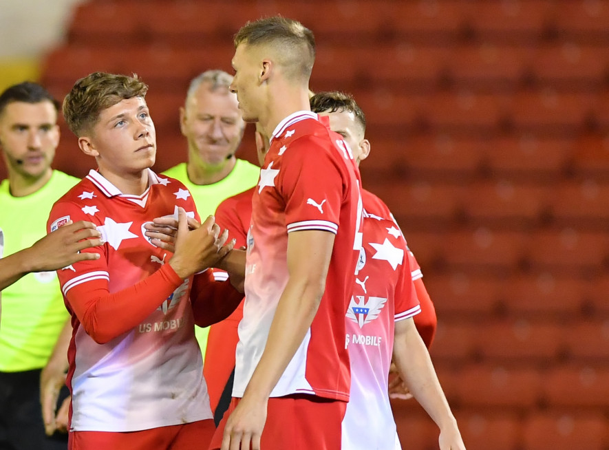 Loaned out: Aiden Marsh and Jack Shepherd
