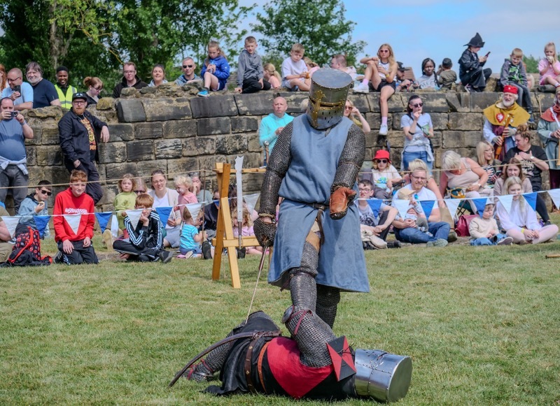 MEDIEVAL MAYHEM: The event took place at Monk Bretton Priory. Pictures: Andrew Copley.