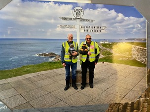 MISSION: Melvyn Thomas and Bob Woodcock.