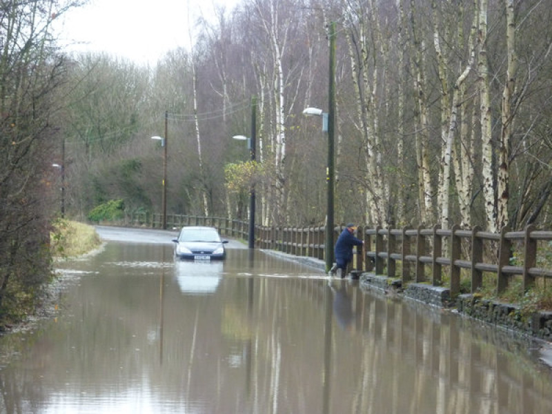 Main image for Heavy flooding across Pilley