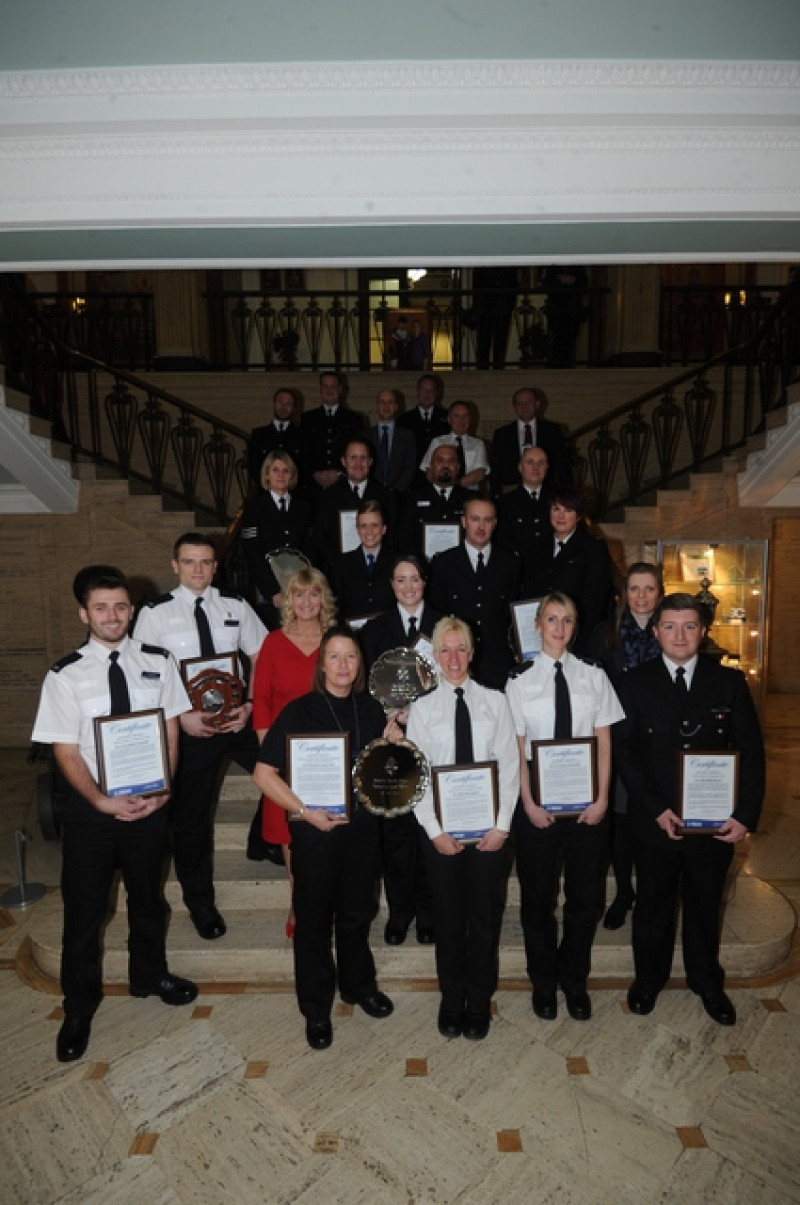 Main image for PCs win bravery award after dealing with gunman