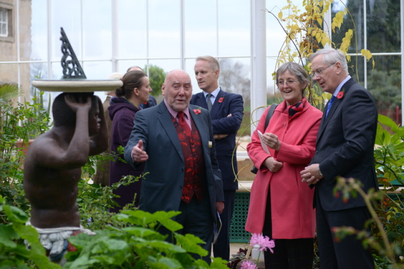 Main image for Restored conservatory gets royal visitor
