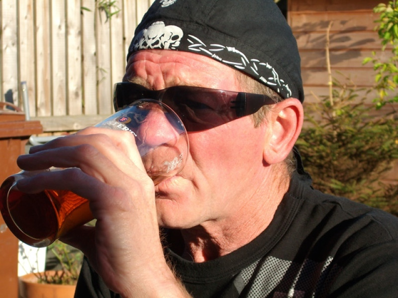 Main image for Biker gets fitting send-off